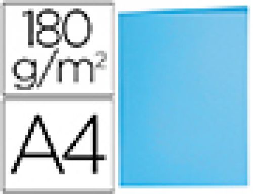 Classificador liderpapel din a4 azul pastel 180gr , Liderpapel , 10417 , 8423473898028